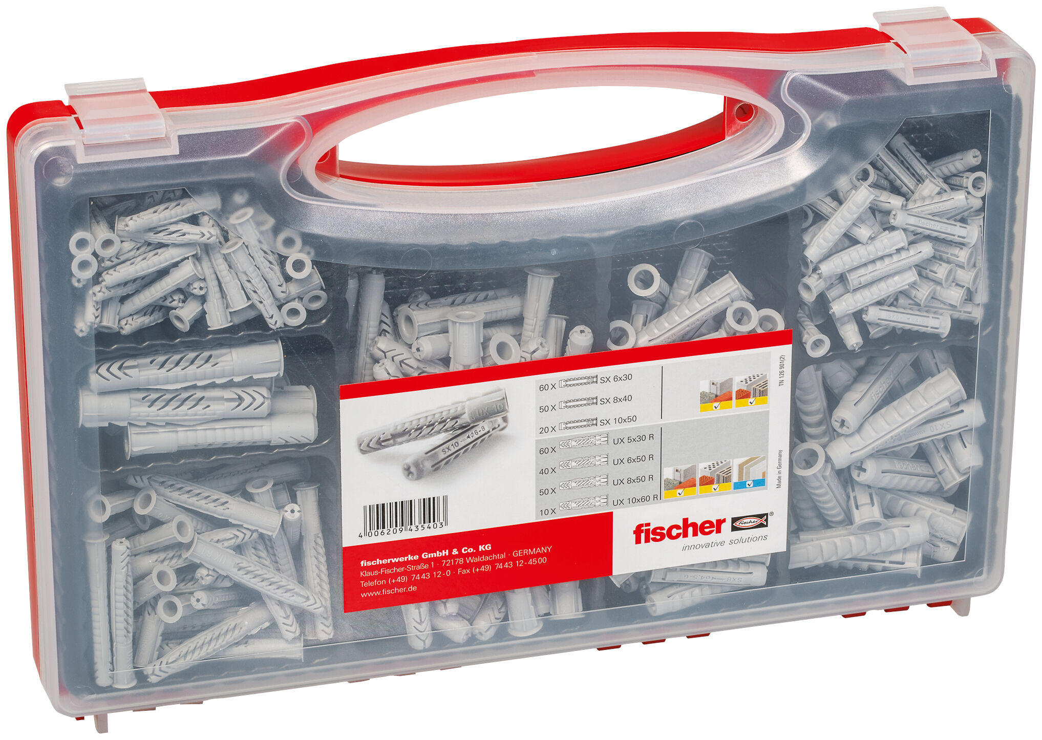 Plug sets fischer fixings